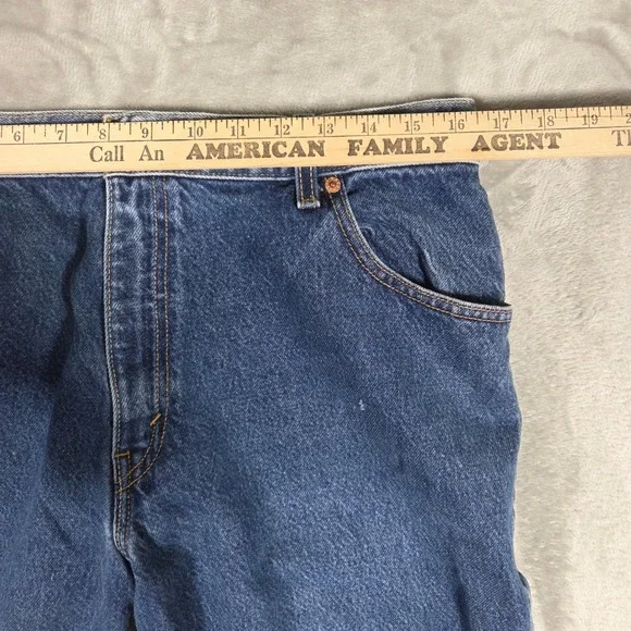 Vintage Levis 550 Classic Relaxed Fit Tapered Leg Jeans Denim Women 16 Retro - Picture 2 of 9